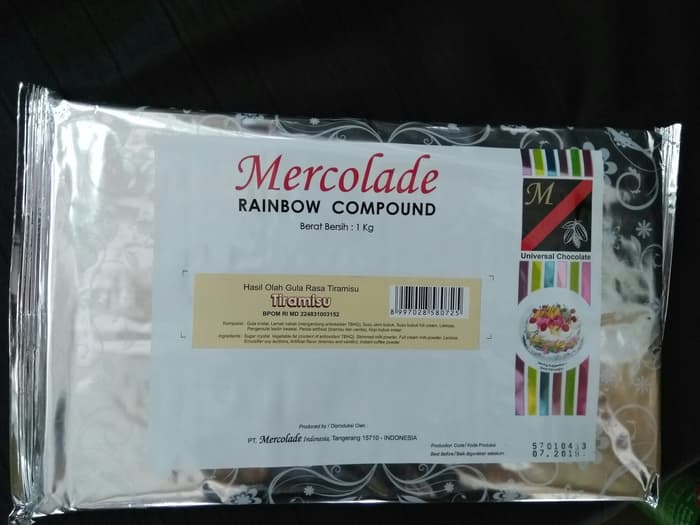 Mercolade Tiramisu (Lembar 1Kg)