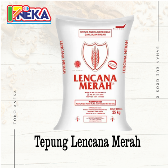 Tepung Lencana Merah 25 (1/2Kg)