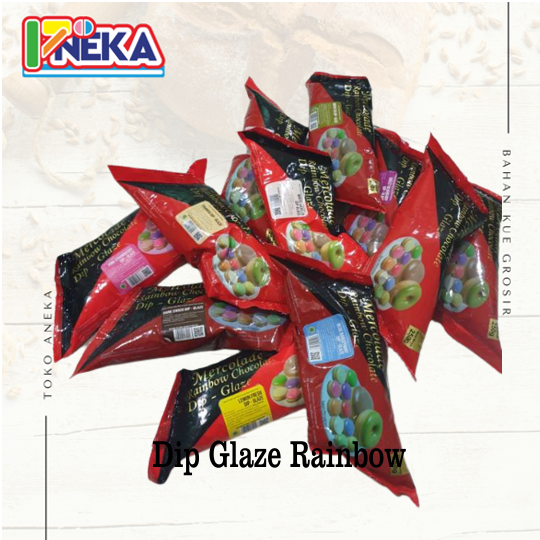 Dip Glaze Rainbow Pink Strawberry 200gr