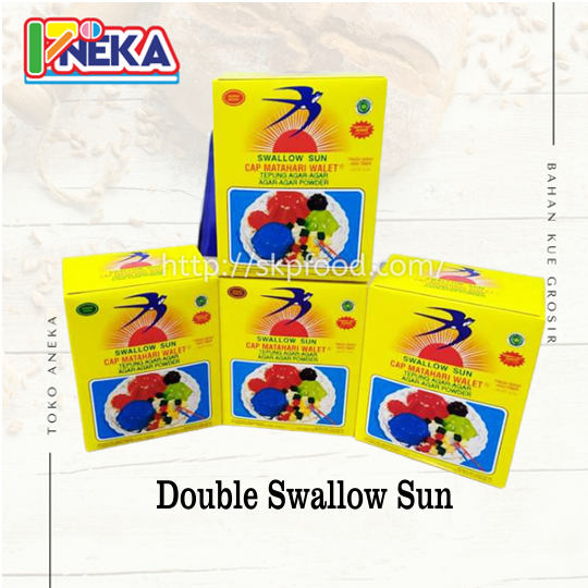 Agar-agar Swallow Sun Hijau 12/288