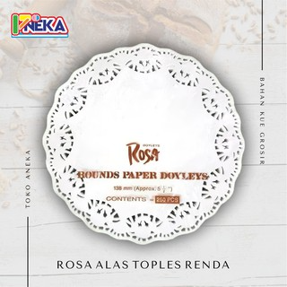 Renda Rosa Round 5,5 Inchi (Pak)