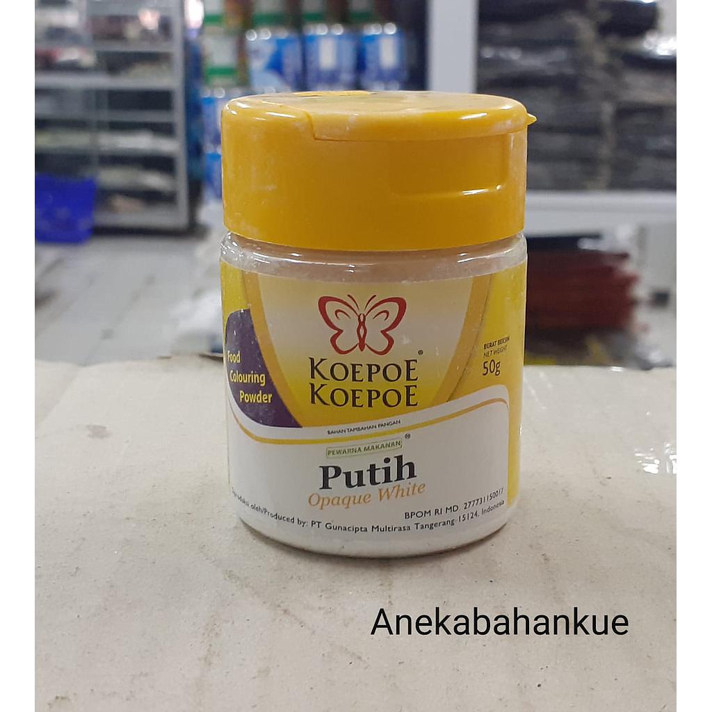 Pewarna Makanan Putih Kupu-kupu