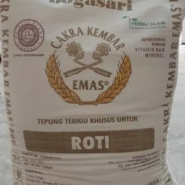 Tepung Cakra Emas Roti 25Kg (Ball)