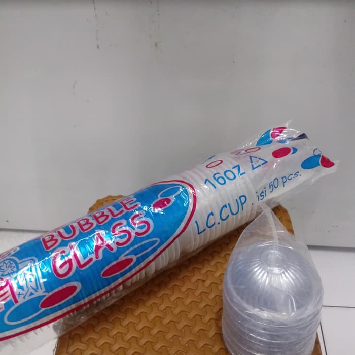 Gelas Bubble 16 OZ + TC