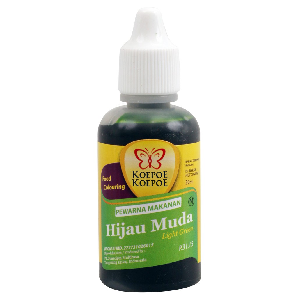 Pewarna Hijau Muda Kupu-kupu