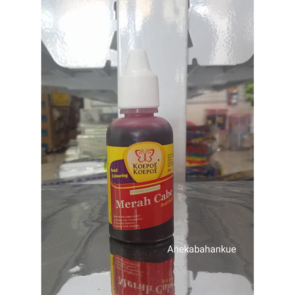 Pewarna Merah Cabe Kupu-kupu