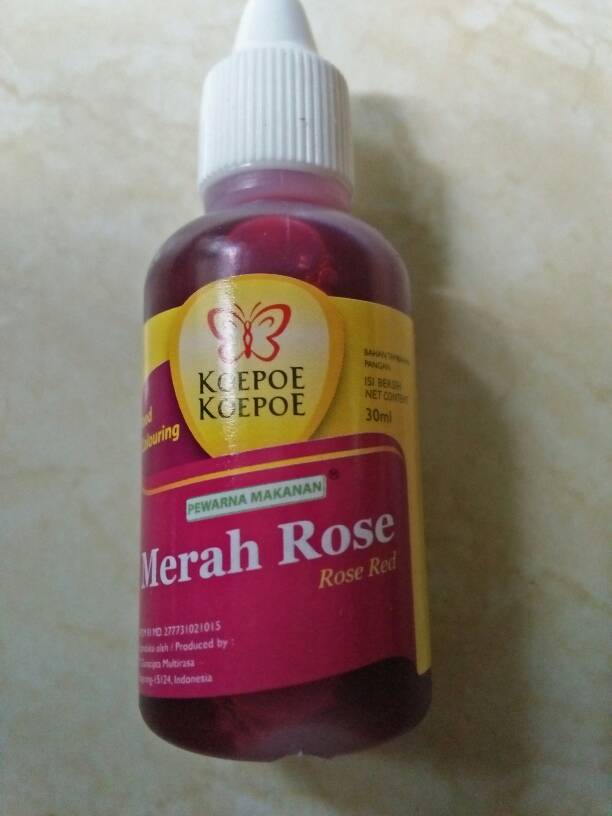 Pewarna Merah Rose Kupu-kupu