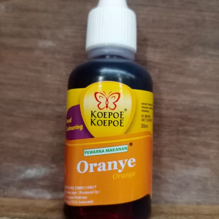 Pewarna Orange Kupu-kupu