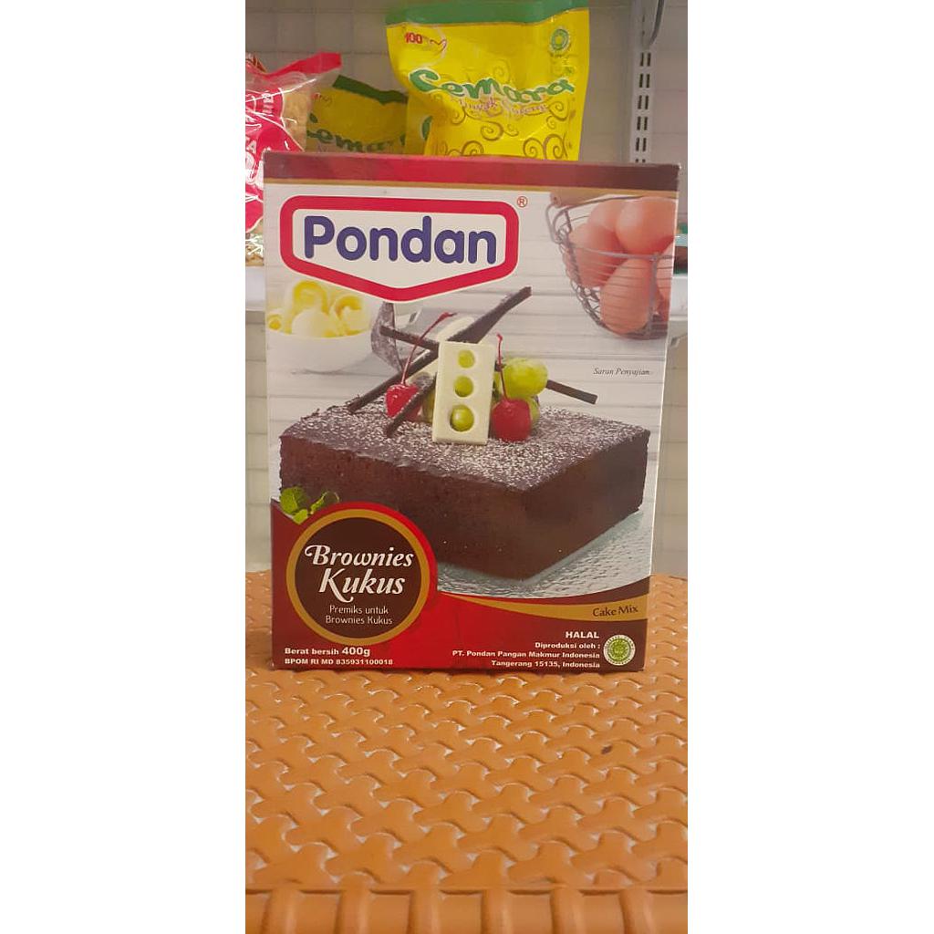 Pondan Brownies Kukus 400Gr