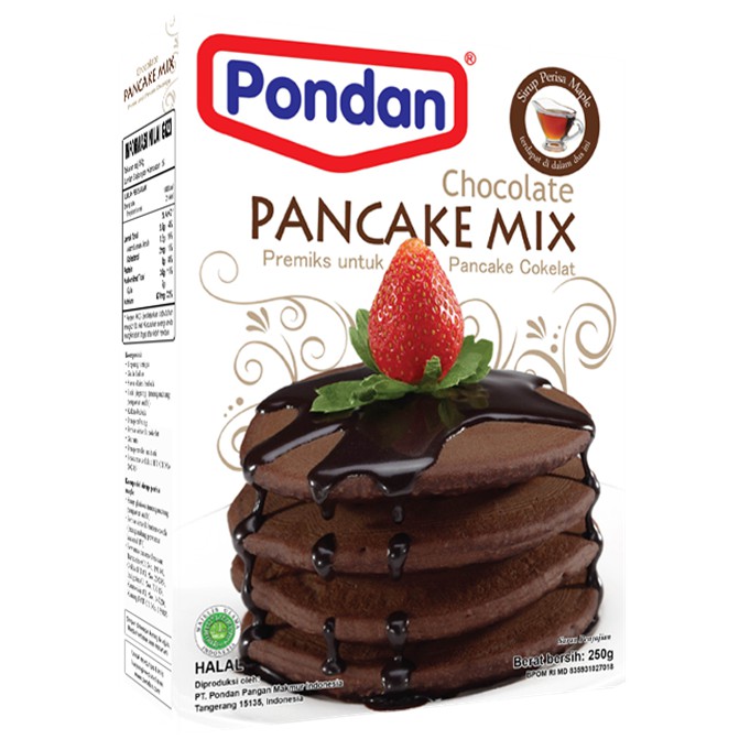 Pondan Pancake Coklat