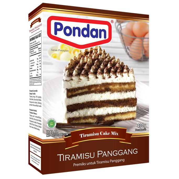 Pondan Tiramisu Panggang 430Gr