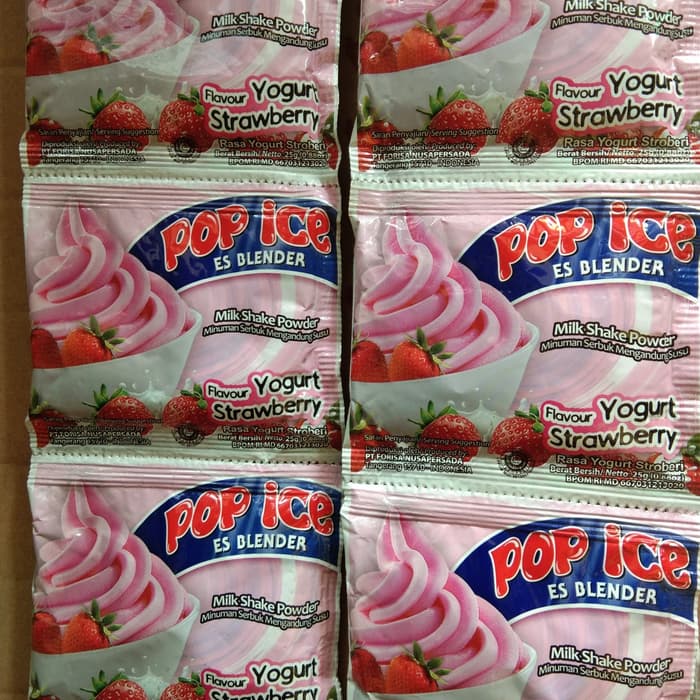 Pop Ice Yoghurt Strawberry