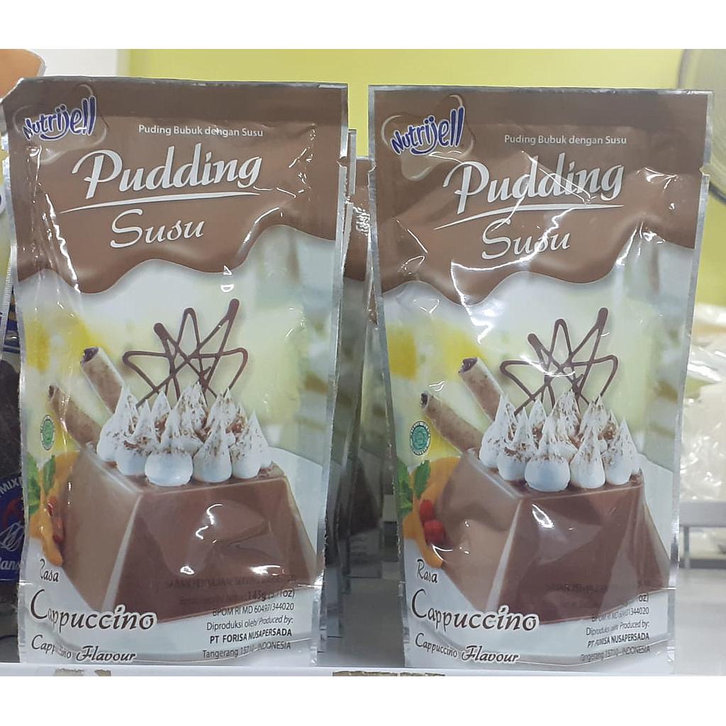 Puding Susu Cappucino